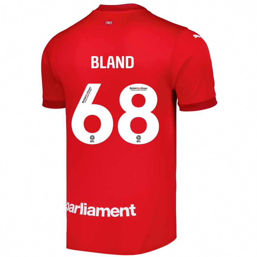 Kids Football Jonathan Bland #68 Red Home Jersey 2024/25 T-Shirt