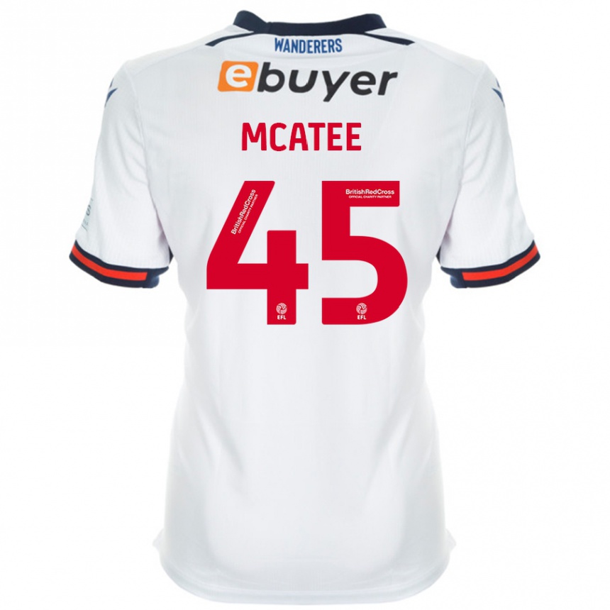 Kids Football John Mcatee #45 White Home Jersey 2024/25 T-Shirt