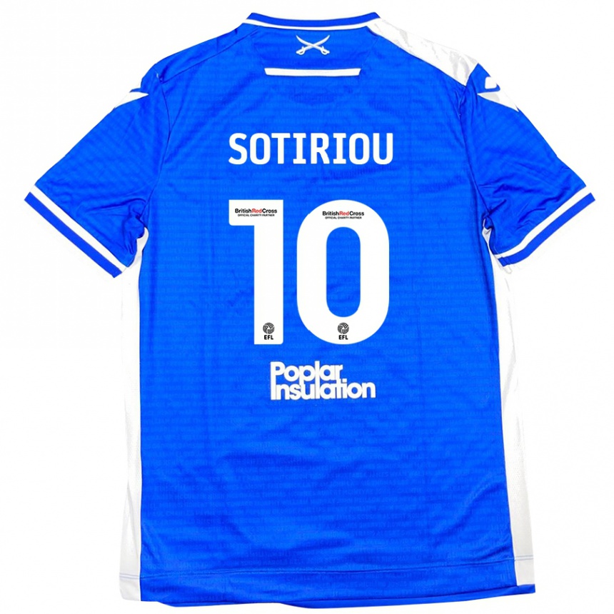 Kids Football Ruel Sotiriou #10 Blue White Home Jersey 2024/25 T-Shirt