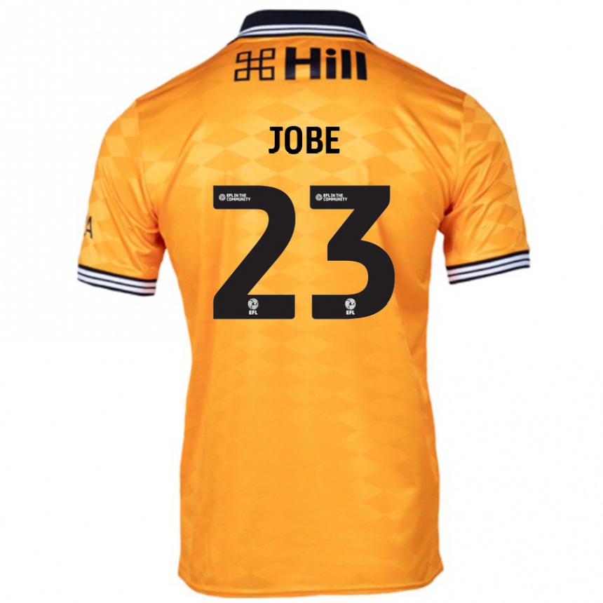 Kids Football Mamadou Jobe #23 Orange Home Jersey 2024/25 T-Shirt