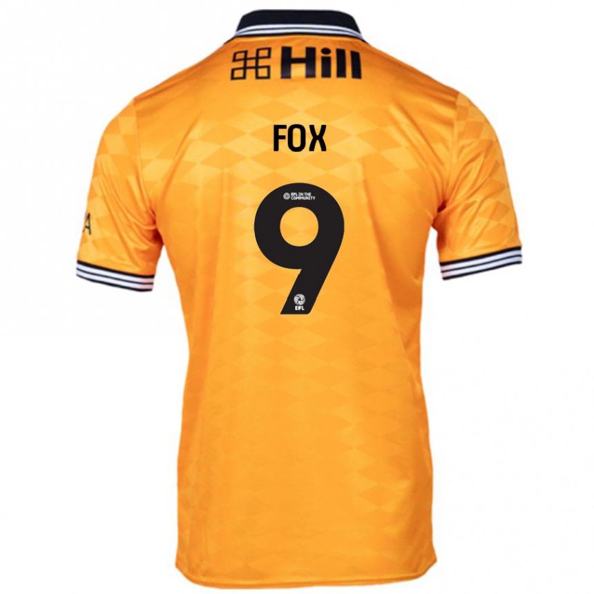 Kids Football Ruth Fox #9 Orange Home Jersey 2024/25 T-Shirt