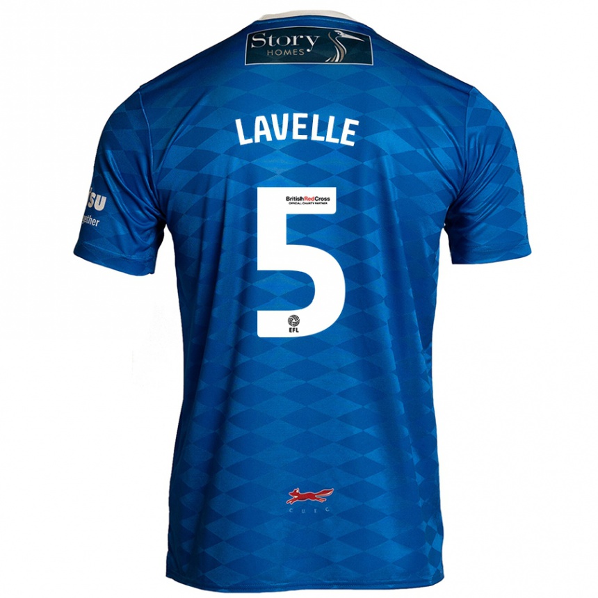 Kids Football Sam Lavelle #5 Blue Home Jersey 2024/25 T-Shirt