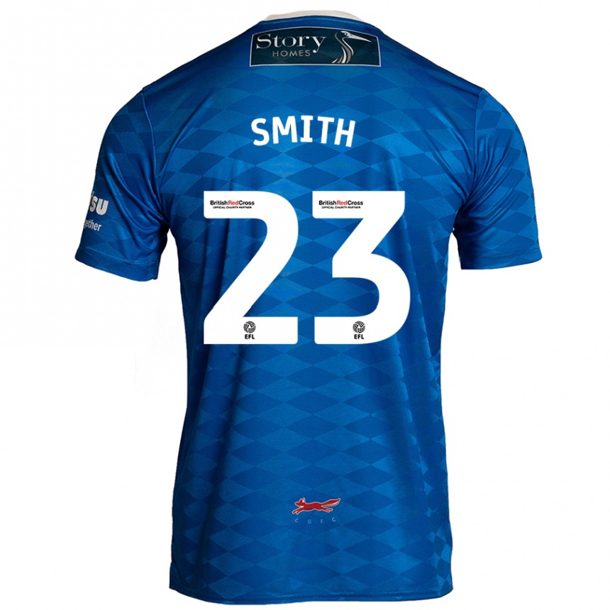 Kids Football Jude Smith #23 Blue Home Jersey 2024/25 T-Shirt