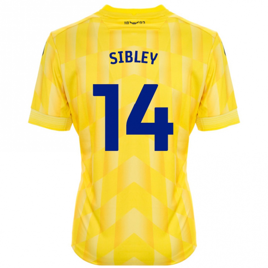 Kids Football Louie Sibley #14 Yellow Home Jersey 2024/25 T-Shirt