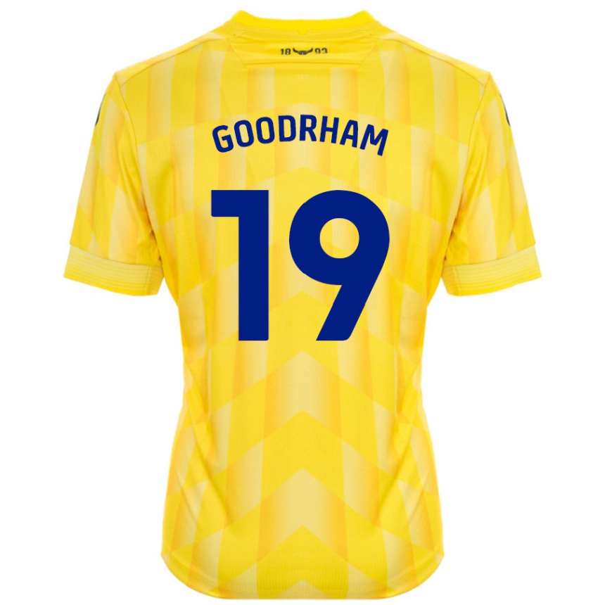 Kids Football Tyler Goodrham #19 Yellow Home Jersey 2024/25 T-Shirt