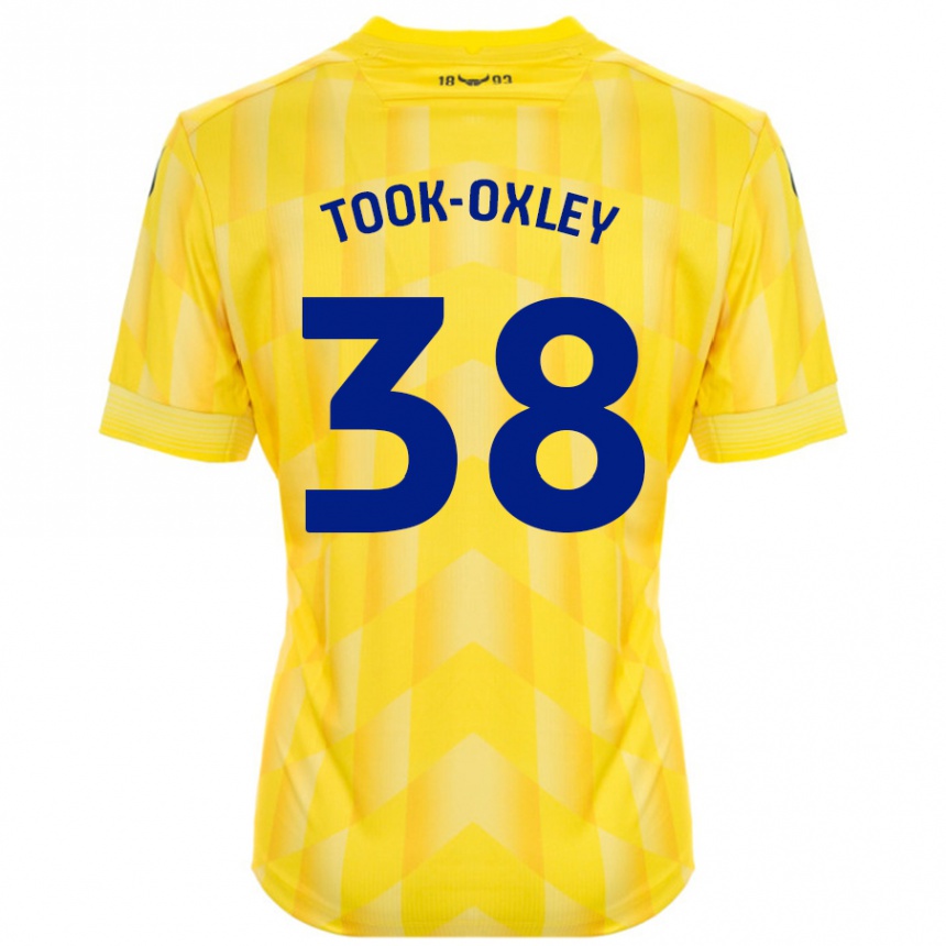 Kids Football Zaide Took-Oxley #38 Yellow Home Jersey 2024/25 T-Shirt