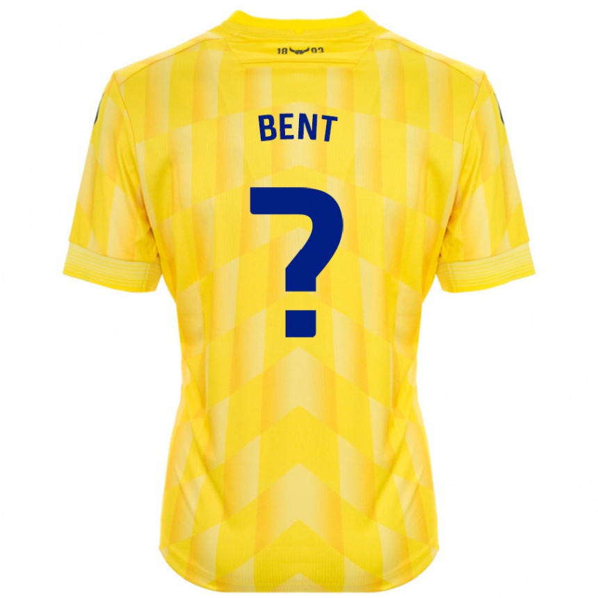 Kids Football Stephaney Bent #0 Yellow Home Jersey 2024/25 T-Shirt