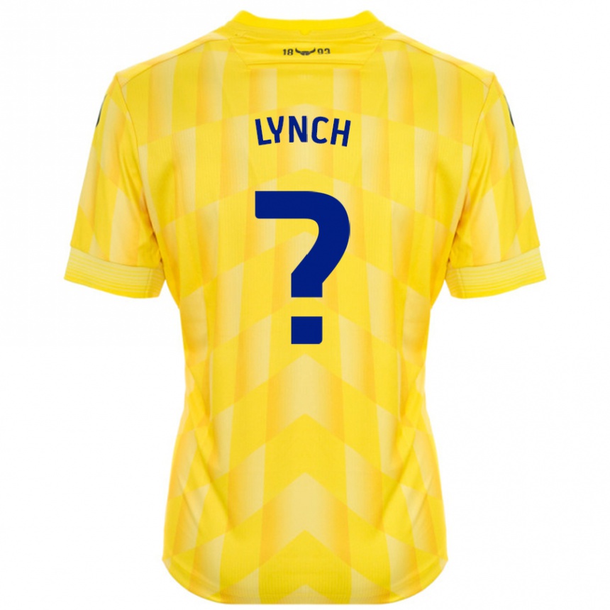 Kids Football Bobby Lynch #0 Yellow Home Jersey 2024/25 T-Shirt