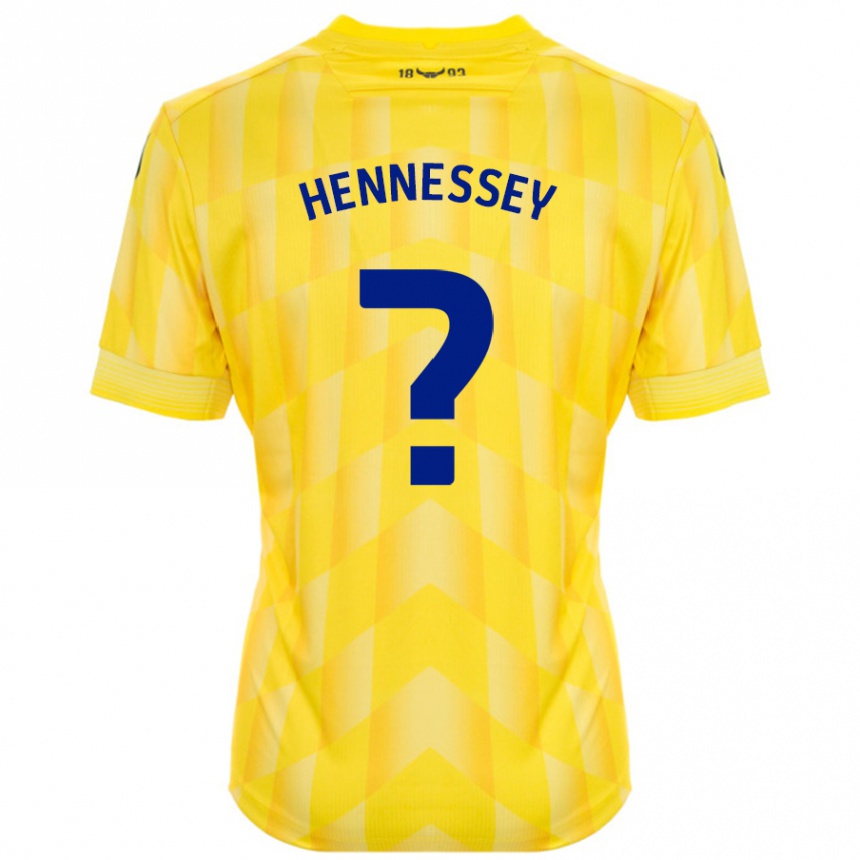 Kids Football Laura Hennessey #0 Yellow Home Jersey 2024/25 T-Shirt