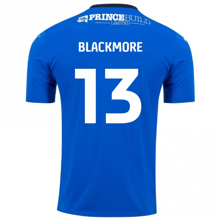 Kids Football Will Blackmore #13 Blue White Home Jersey 2024/25 T-Shirt