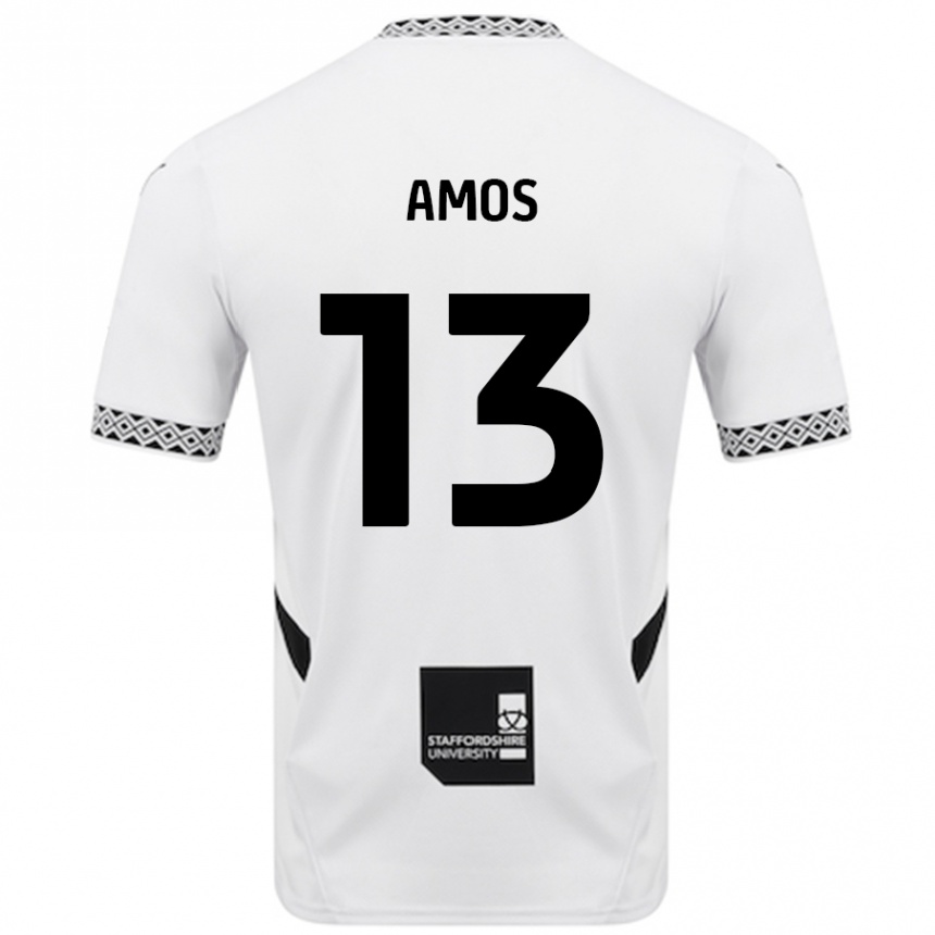 Kids Football Ben Amos #13 White Home Jersey 2024/25 T-Shirt