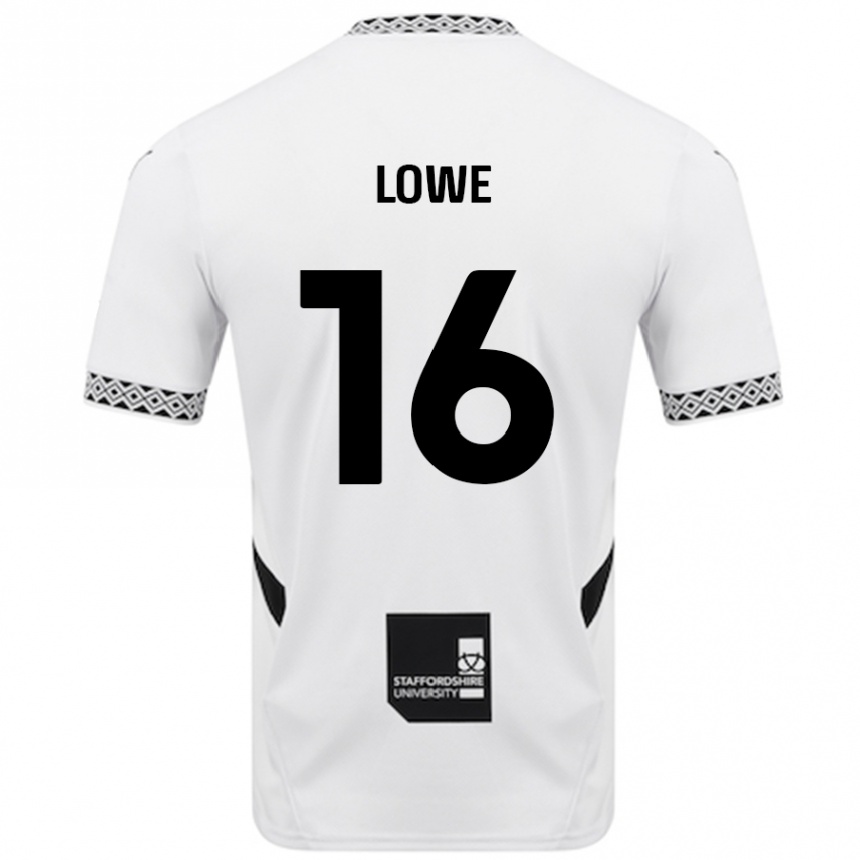 Kids Football Jason Lowe #16 White Home Jersey 2024/25 T-Shirt