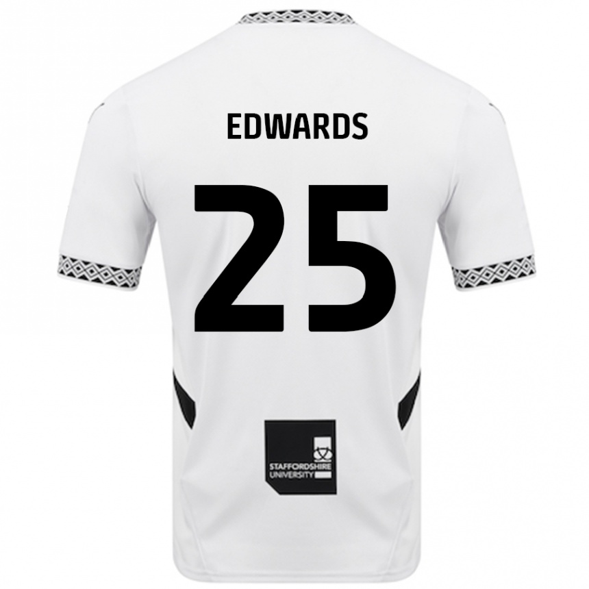 Kids Football Diamond Edwards #25 White Home Jersey 2024/25 T-Shirt