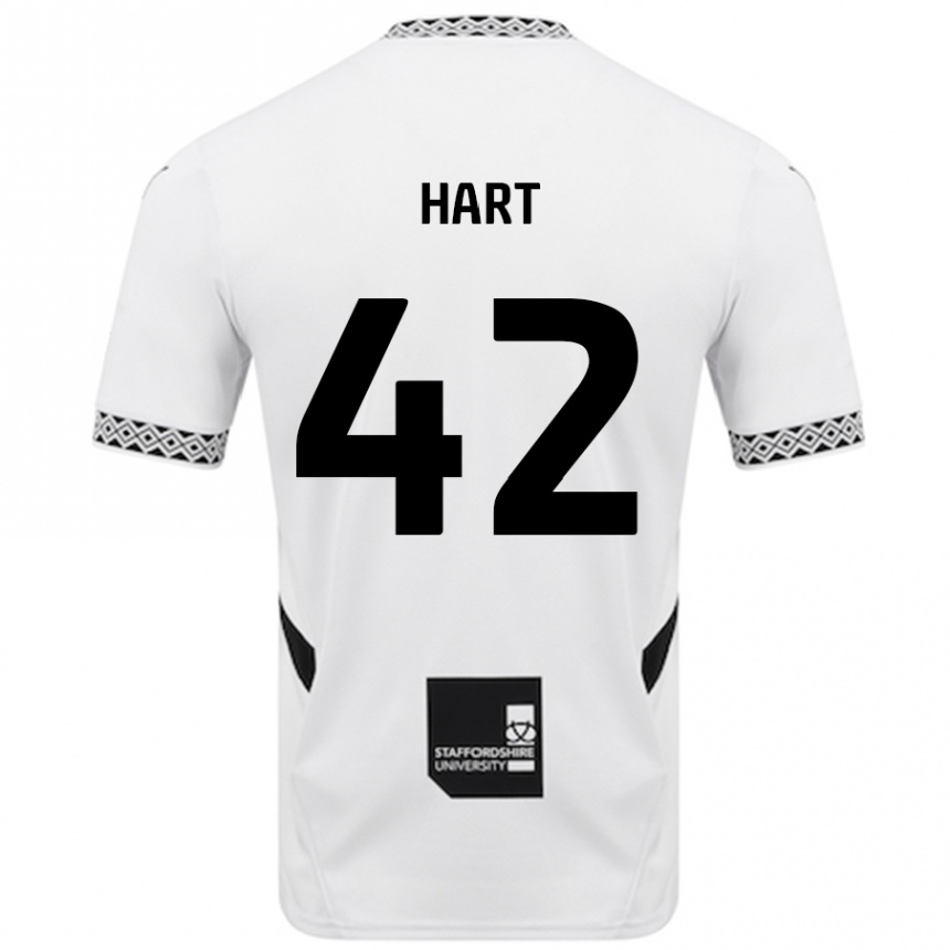 Kids Football Sam Hart #42 White Home Jersey 2024/25 T-Shirt