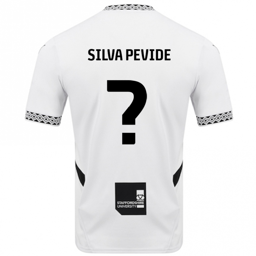 Kids Football Joao Silva Pevide #0 White Home Jersey 2024/25 T-Shirt