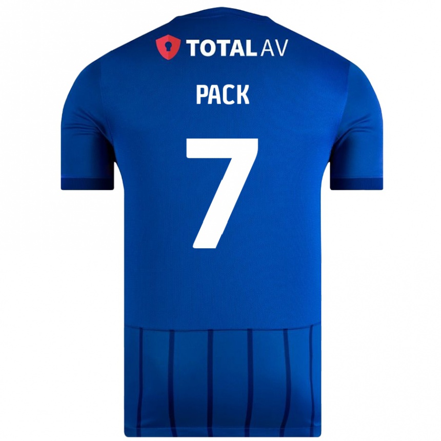 Kids Football Marlon Pack #7 Blue Home Jersey 2024/25 T-Shirt