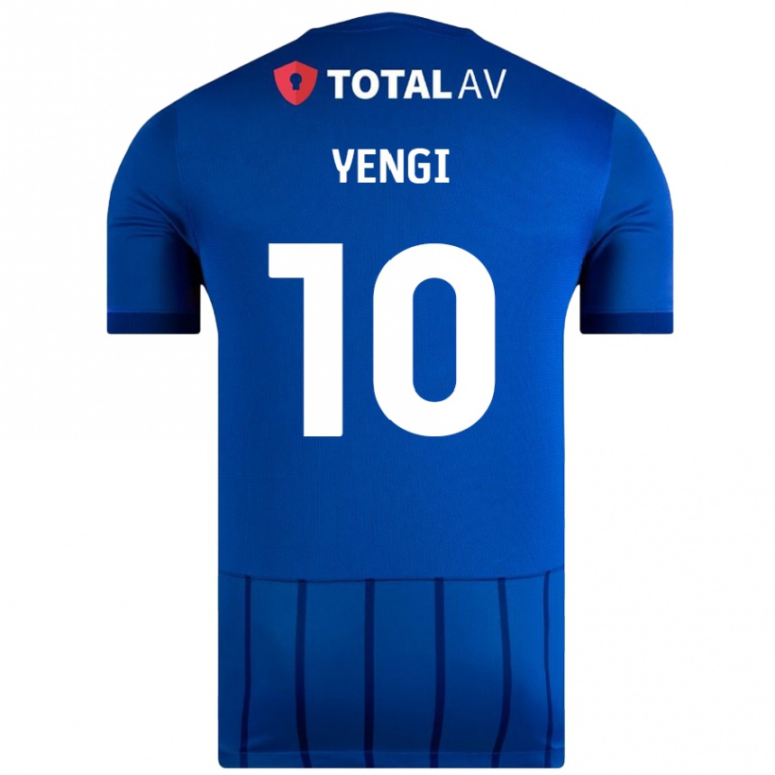 Kids Football Kusini Yengi #10 Blue Home Jersey 2024/25 T-Shirt