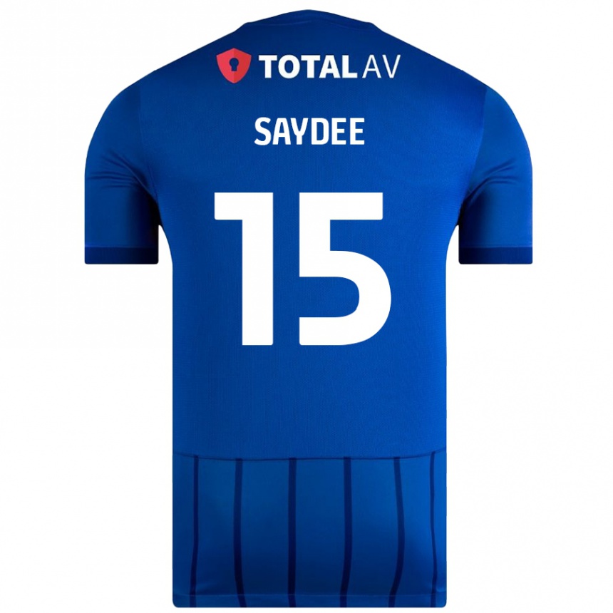 Kids Football Christian Saydee #15 Blue Home Jersey 2024/25 T-Shirt