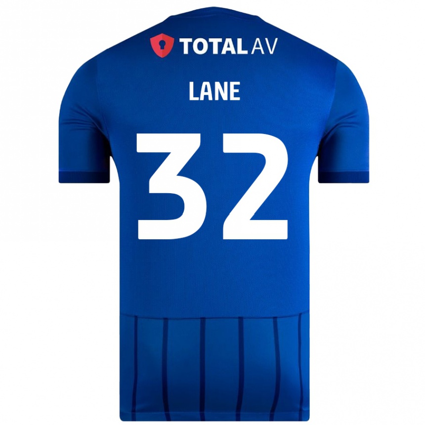 Kids Football Paddy Lane #32 Blue Home Jersey 2024/25 T-Shirt