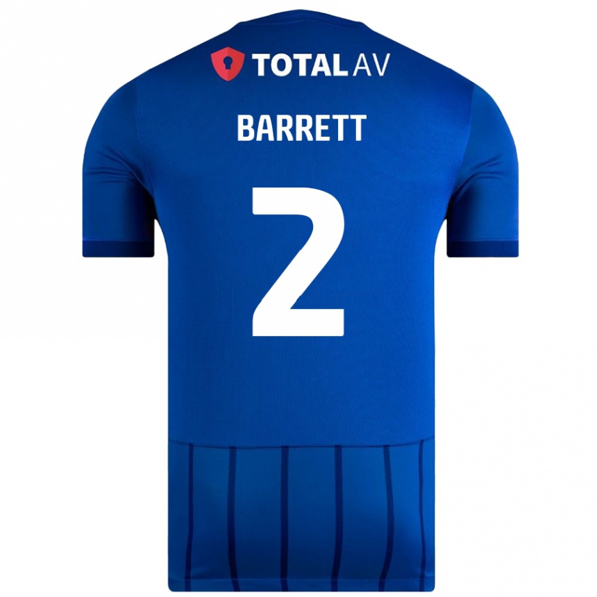 Kids Football Nicole Barrett #2 Blue Home Jersey 2024/25 T-Shirt