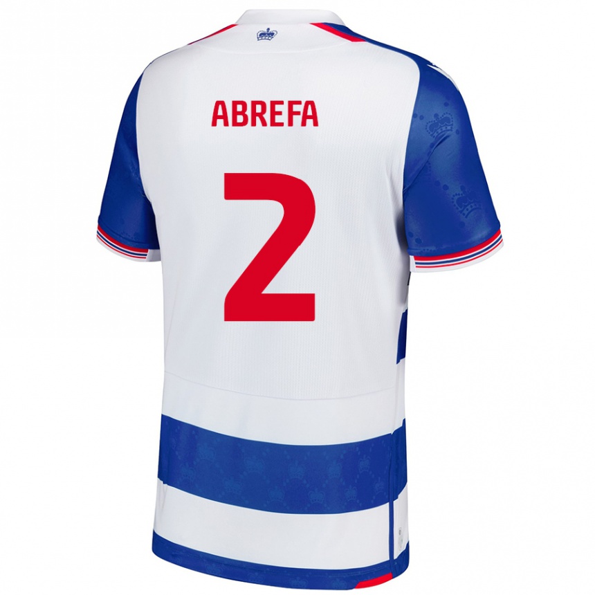 Kids Football Kelvin Abrefa #2 Blue White Home Jersey 2024/25 T-Shirt