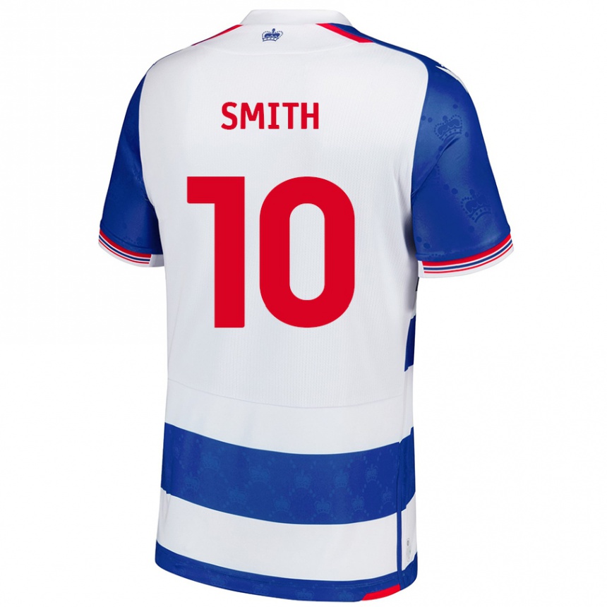 Kids Football Sam Smith #10 Blue White Home Jersey 2024/25 T-Shirt