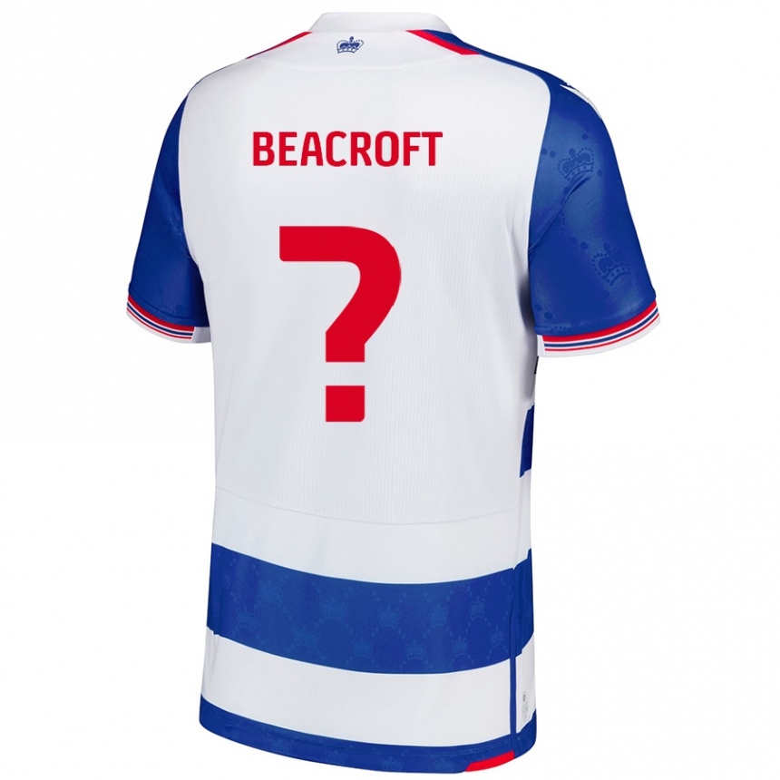 Kids Football Boyd Beacroft #0 Blue White Home Jersey 2024/25 T-Shirt