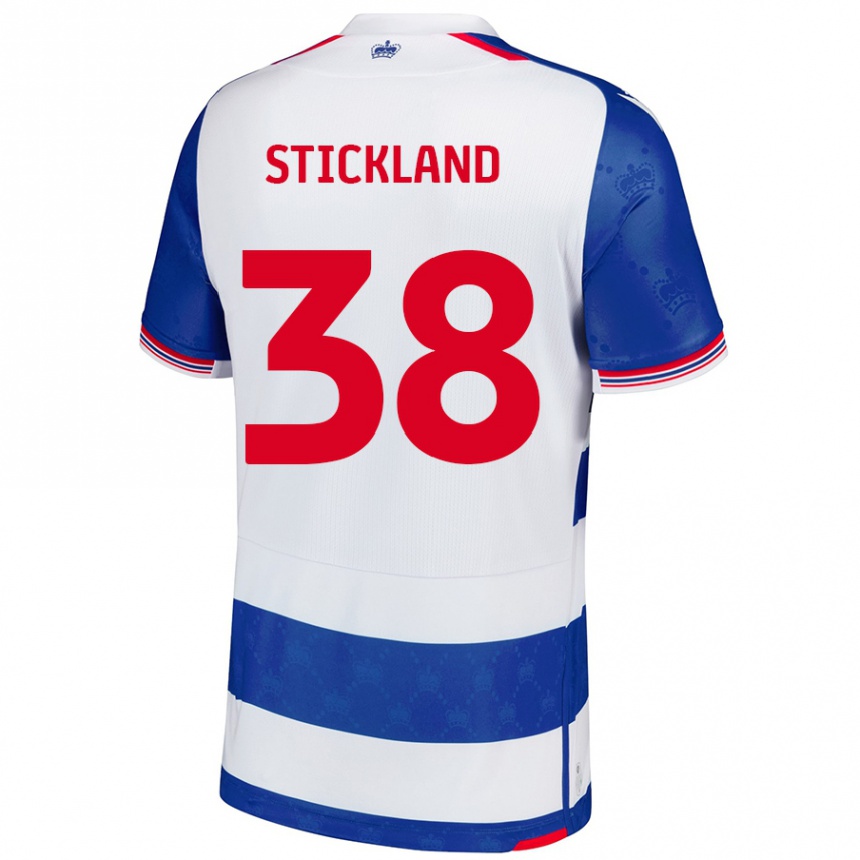 Kids Football Michael Stickland #38 Blue White Home Jersey 2024/25 T-Shirt