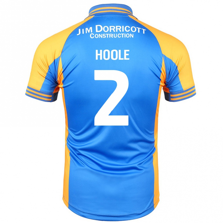 Kids Football Luca Hoole #2 Blue Amber Home Jersey 2024/25 T-Shirt