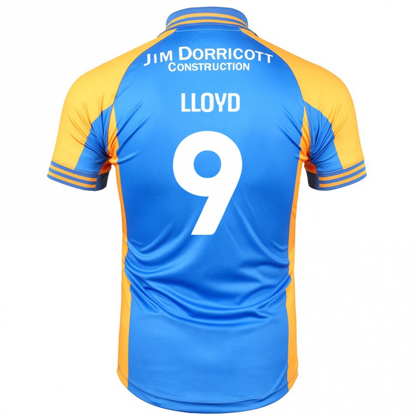 Kids Football George Lloyd #9 Blue Amber Home Jersey 2024/25 T-Shirt