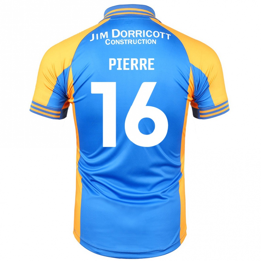 Kids Football Aaron Pierre #16 Blue Amber Home Jersey 2024/25 T-Shirt