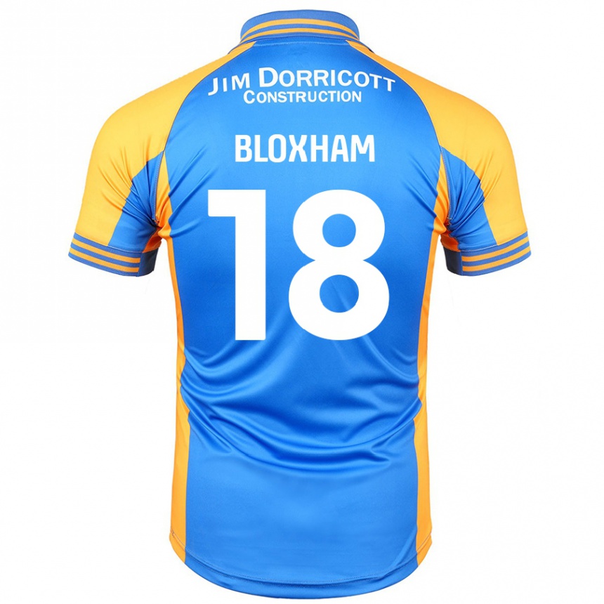 Kids Football Tom Bloxham #18 Blue Amber Home Jersey 2024/25 T-Shirt