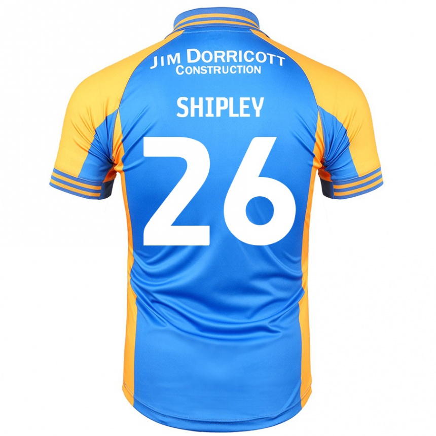 Kids Football Jordan Shipley #26 Blue Amber Home Jersey 2024/25 T-Shirt