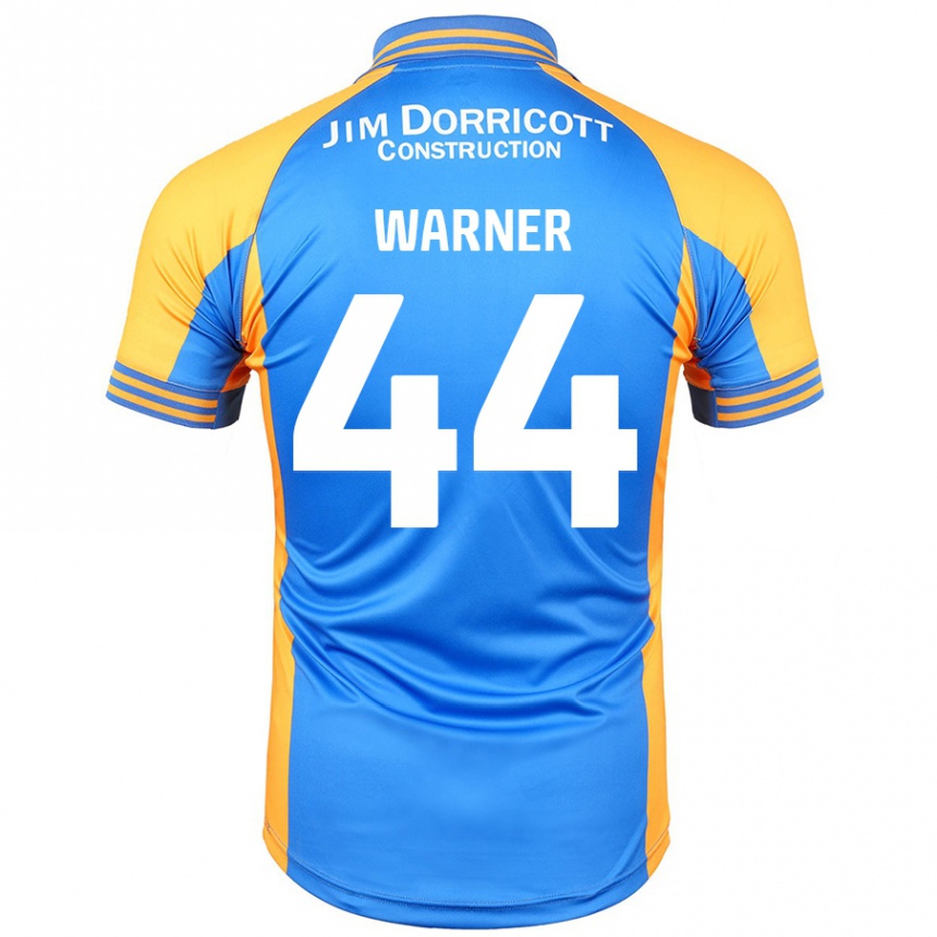 Kids Football James Warner #44 Blue Amber Home Jersey 2024/25 T-Shirt