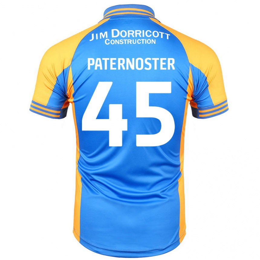 Kids Football Vladimir Paternoster #45 Blue Amber Home Jersey 2024/25 T-Shirt