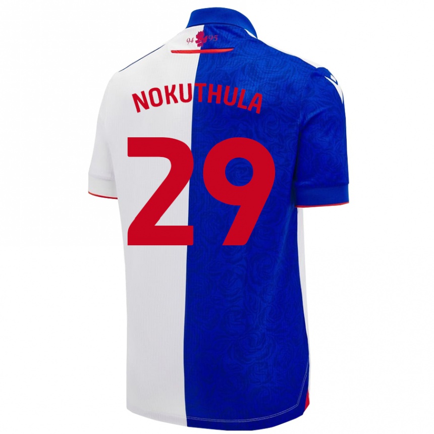 Kids Football Faith Nokuthula #29 Sky Blue White Home Jersey 2024/25 T-Shirt