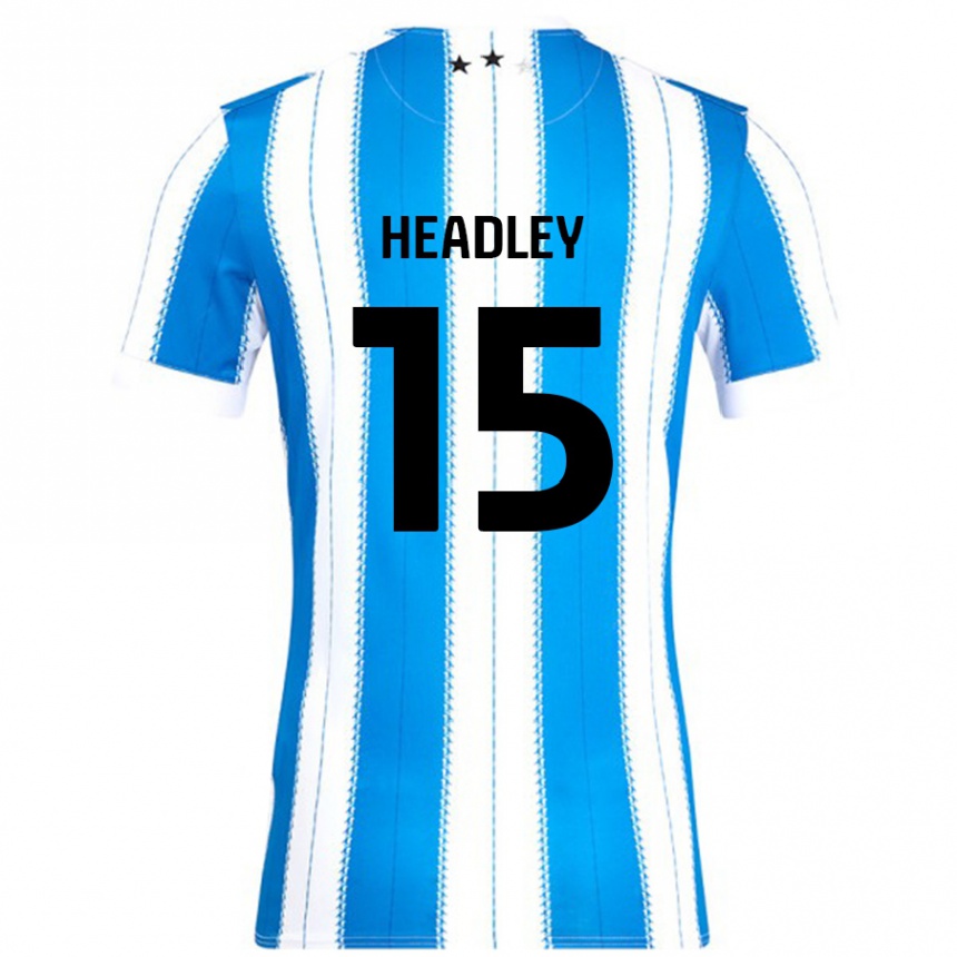 Kids Football Jaheim Headley #15 Blue White Home Jersey 2024/25 T-Shirt