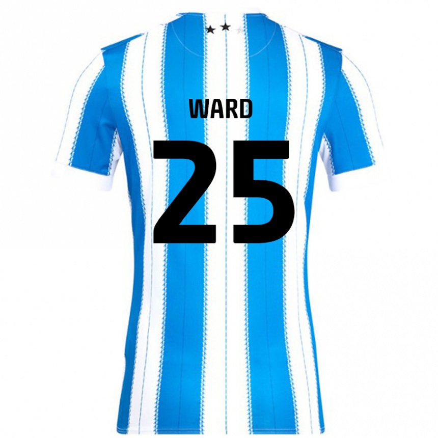 Kids Football Danny Ward #25 Blue White Home Jersey 2024/25 T-Shirt