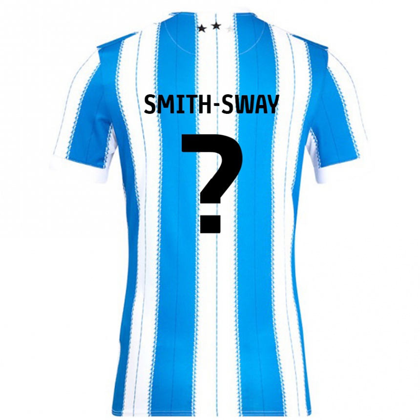 Kids Football Jay Smith-Sway #0 Blue White Home Jersey 2024/25 T-Shirt