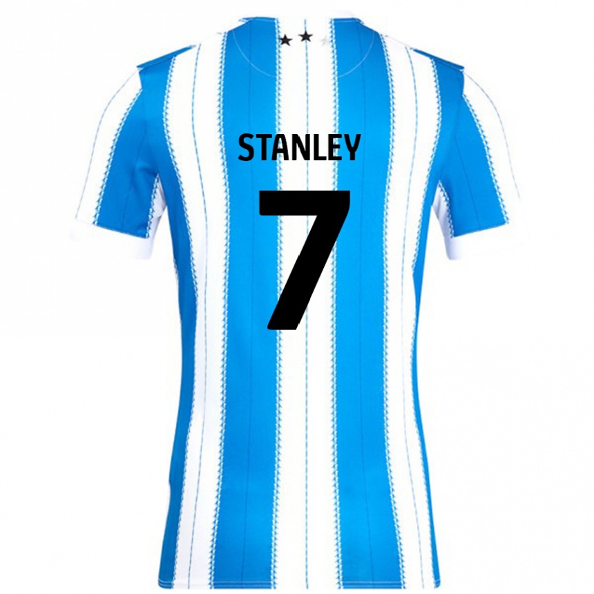 Kids Football Katie Stanley #7 Blue White Home Jersey 2024/25 T-Shirt