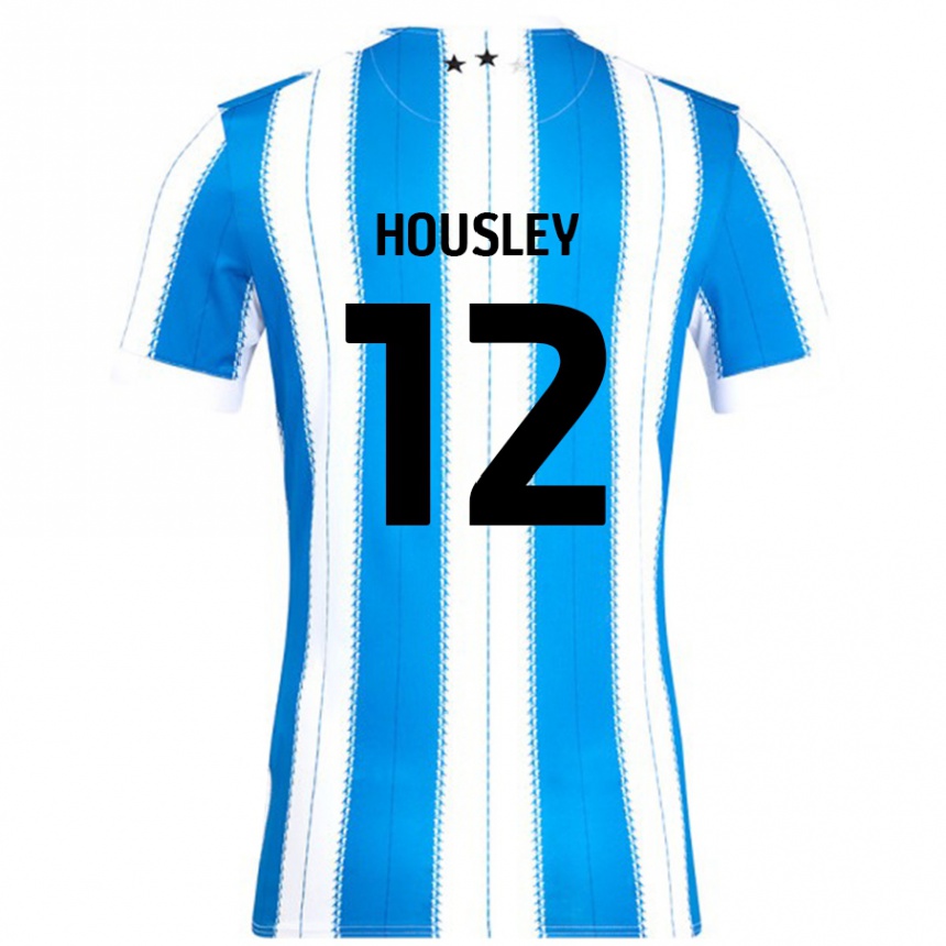 Kids Football Autumn Housley #12 Blue White Home Jersey 2024/25 T-Shirt