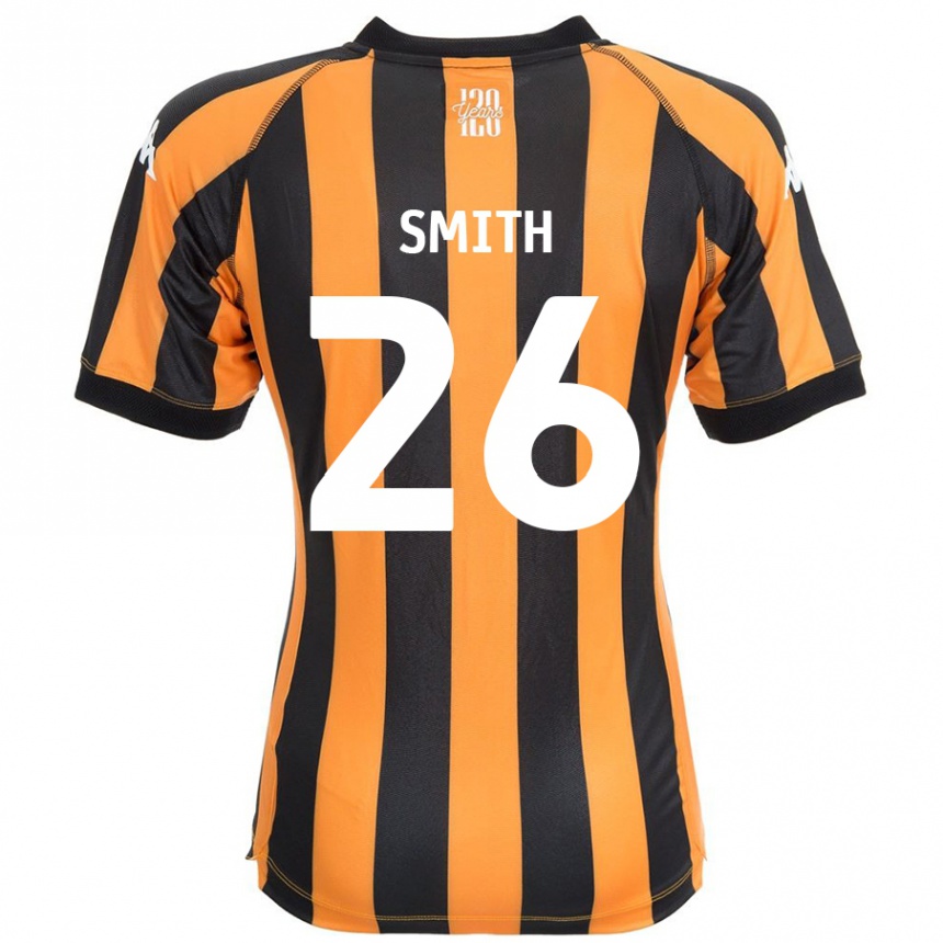 Kids Football Andy Smith #26 Black Amber Home Jersey 2024/25 T-Shirt