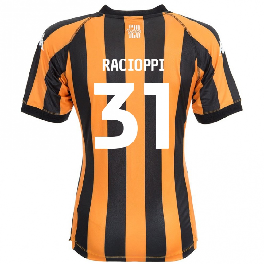 Kids Football Anthony Racioppi #31 Black Amber Home Jersey 2024/25 T-Shirt