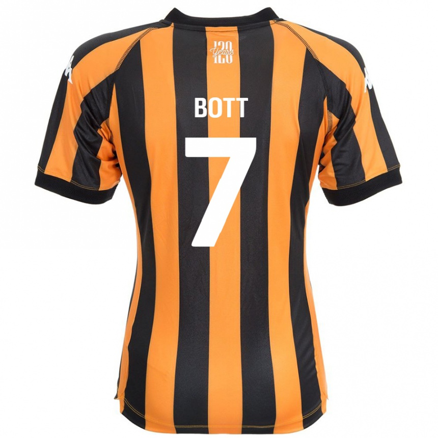 Kids Football Liberty Bott #7 Black Amber Home Jersey 2024/25 T-Shirt