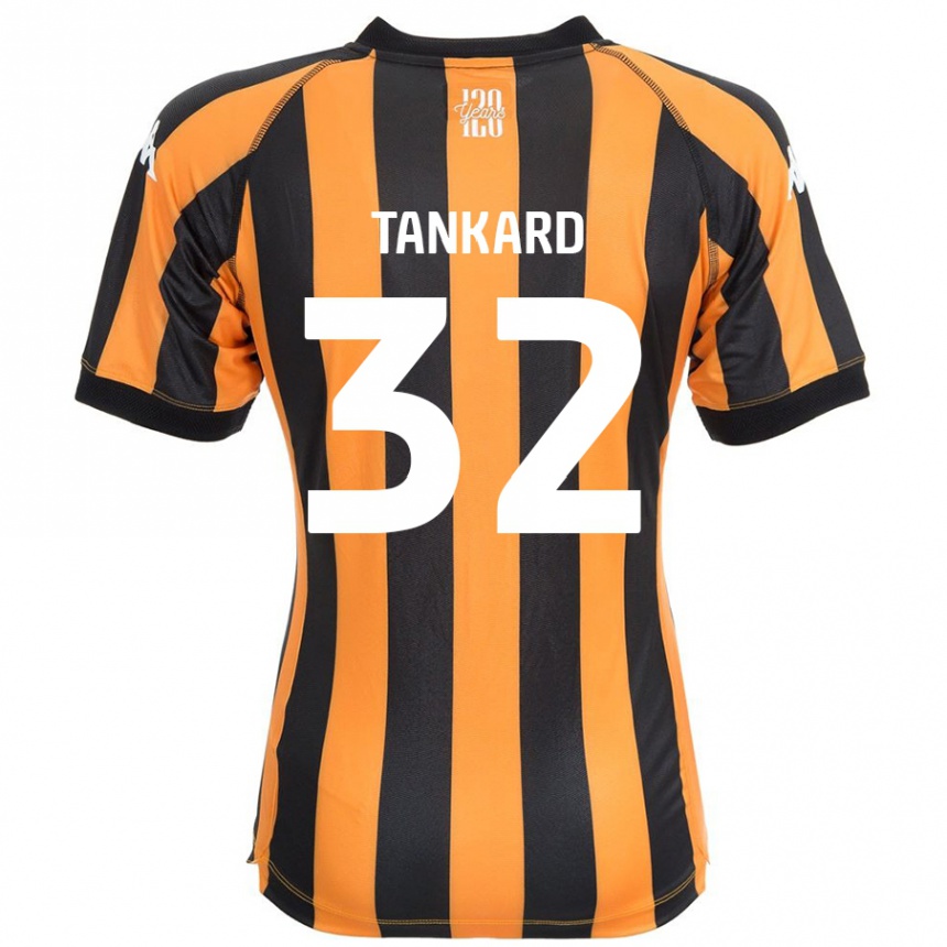 Kids Football Lily Tankard #32 Black Amber Home Jersey 2024/25 T-Shirt