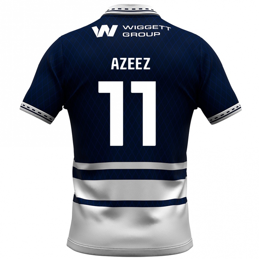 Kids Football Femi Azeez #11 Navy Blue White Home Jersey 2024/25 T-Shirt