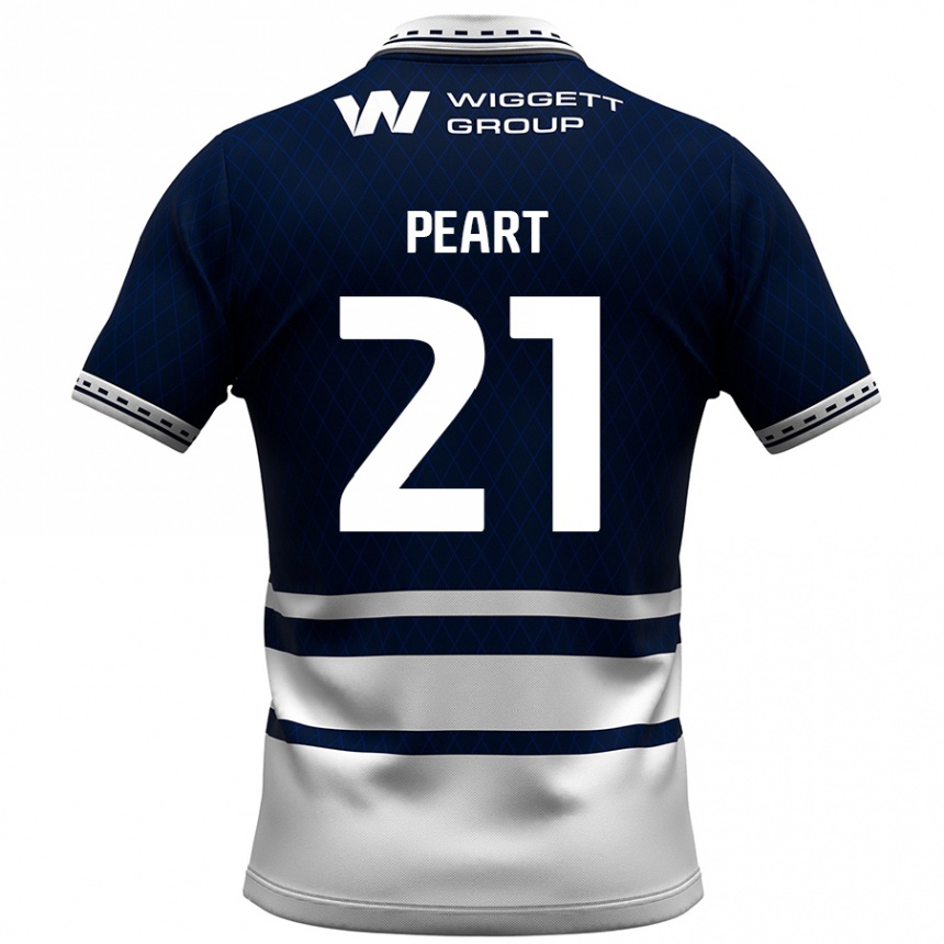 Kids Football Kalani Peart #21 Navy Blue White Home Jersey 2024/25 T-Shirt