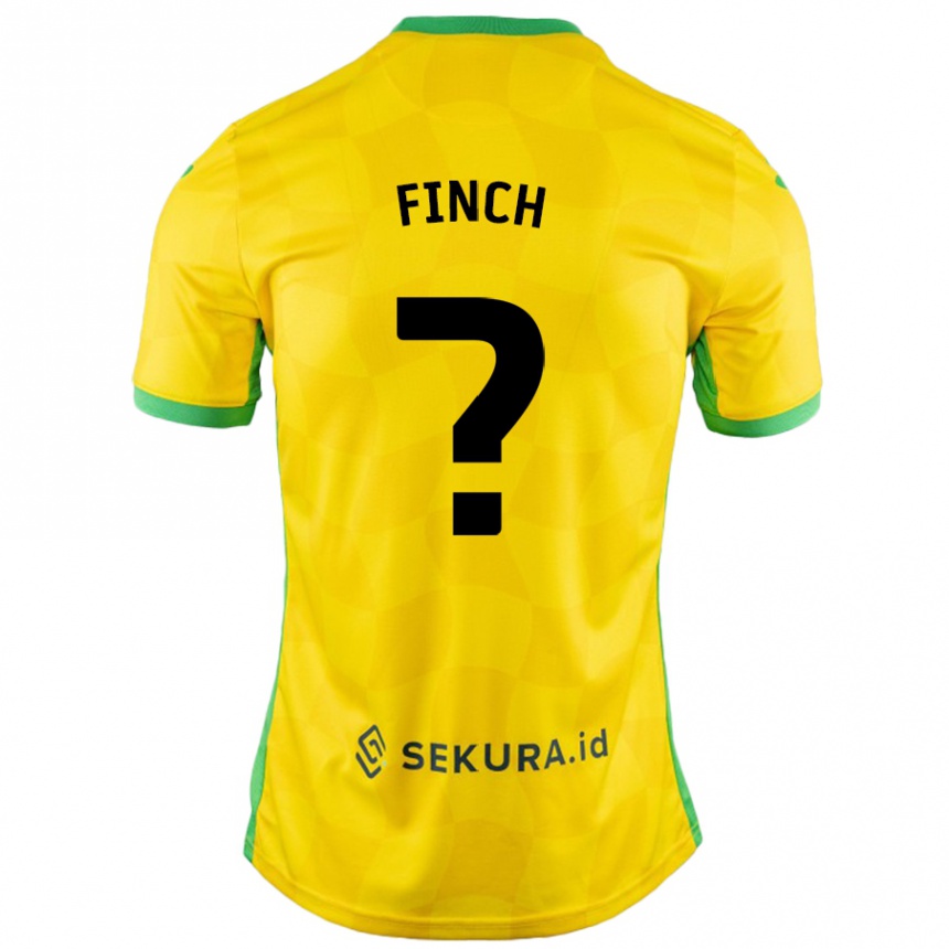 Kids Football Tom Finch #0 Yellow Green Home Jersey 2024/25 T-Shirt