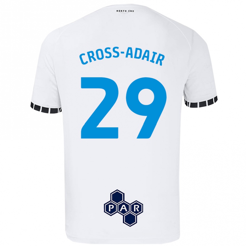 Kids Football Finlay Cross-Adair #29 White Home Jersey 2024/25 T-Shirt