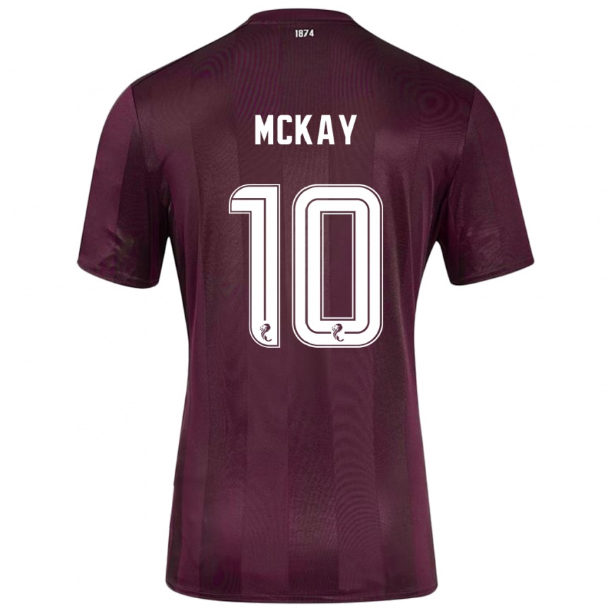 Kids Football Barrie Mckay #10 Burgundy Home Jersey 2024/25 T-Shirt